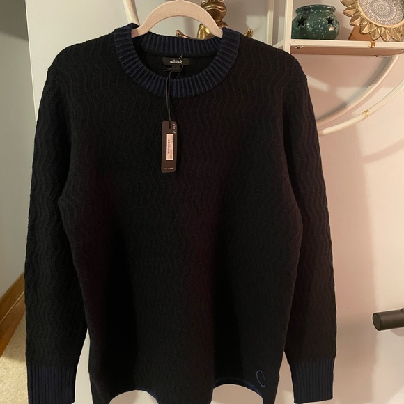 allbirds Other - Allbirds Men's Small S The Jumper Merino Wool Natural Black Crewneck Sweater